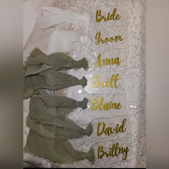 Custom Other - ✨ Custom Handwritten Acrylic Place Cards ✨
